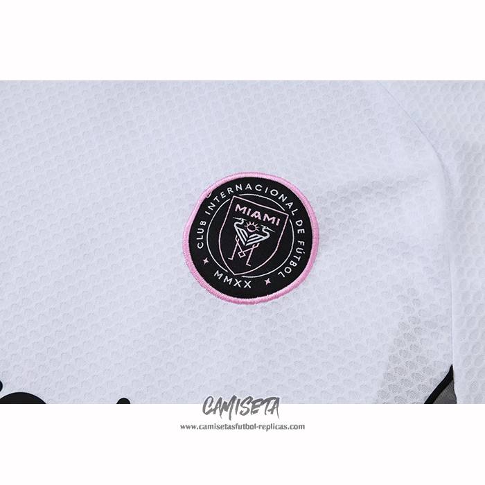 Chandal del Inter Miami 2025-2026 Manga Corta Blanco - Pantalon Corto